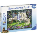 Puzzle Unicornii mistici, 200 piese, Ravensburger