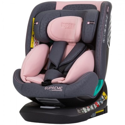 Scaun auto Chipolino Supreme I-Size 40-150 cm cu sistem Isofix flamingo foto