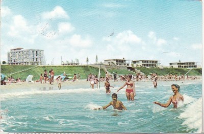 bnk cp Mangalia - La plaja - uzata foto