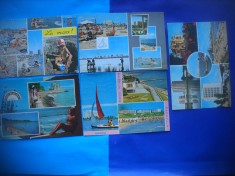 HOPCT LOT NR 763 LITORAL ROMANIA-IP -CT-5 CARTI POSTALE-RSR-CIRCULATE