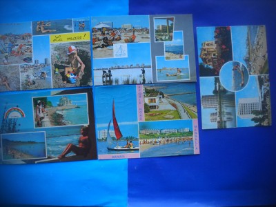 HOPCT LOT NR 763 LITORAL ROMANIA-IP -CT-5 CARTI POSTALE-RSR-CIRCULATE foto