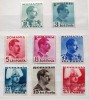 ROMANIA 1940 - Uzuale Carol II - serie MNH** - LP 140 nestampilate, Regi, Nestampilat