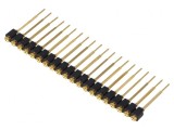 Conector Pini Mamă 20 Pini THT 2.54mm Aurit