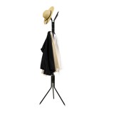 Cuier Hol Negru LRA-04, Metalic, 8 Agatatori, Stil Modern, 170x45 cm