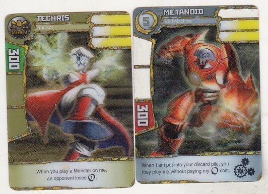 bnk crc Lot 2 cartonase Redakai - holo - 3 D