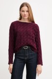 OUI pulover culoarea bordo, light, 94609