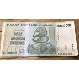 (ORIX) Zinbabwe 50000000 dolar dollars 2008
