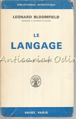 Le Langage - Leonard Bloomfield foto