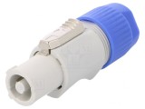 Conector Circular Tată CLIFFCON-P 20A 250VAC Gri pe Cablu