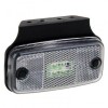 Lampa Gabarit LED Alba Fristom FT-019B+K, 12-36V, Suport Cauciuc, Omologare E9, Universal Auto/Camion