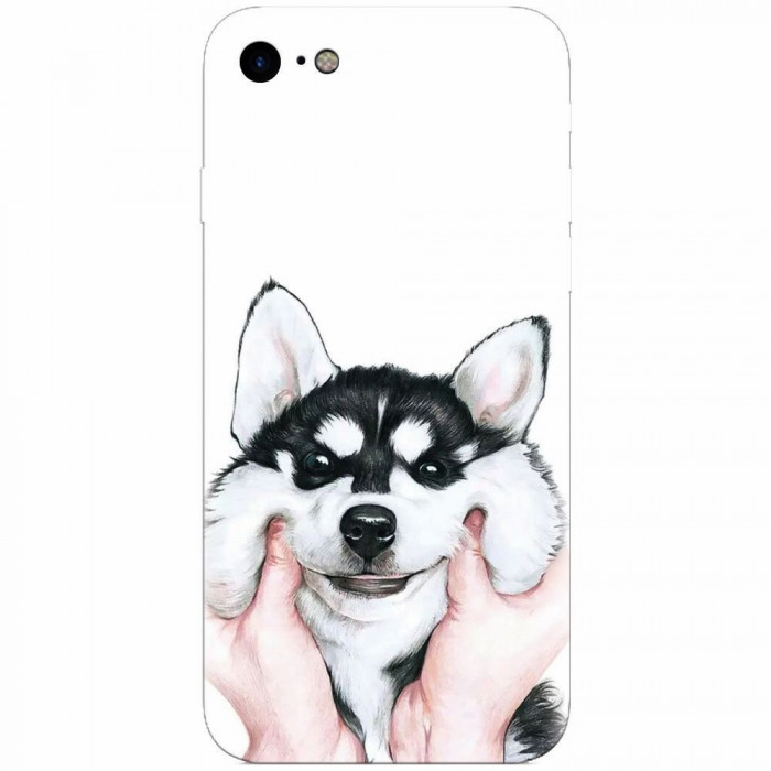Husa silicon pentru Apple Iphone 6 Plus, Cute Dog 1