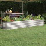 vidaXL Strat &icirc;nălțat grădină 260x40x36 cm oțel vopsit electrostatic