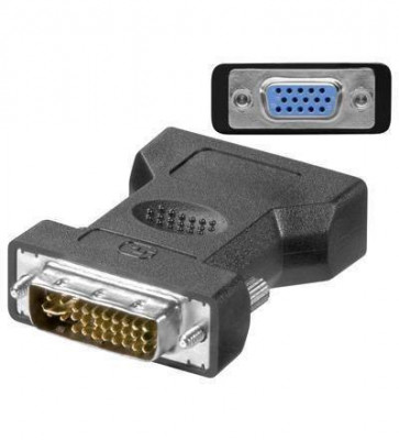 Adaptor DVI-I 24+5 la VGA mama Goobay foto