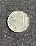 Moneda 1 franc 1990 Belgia
