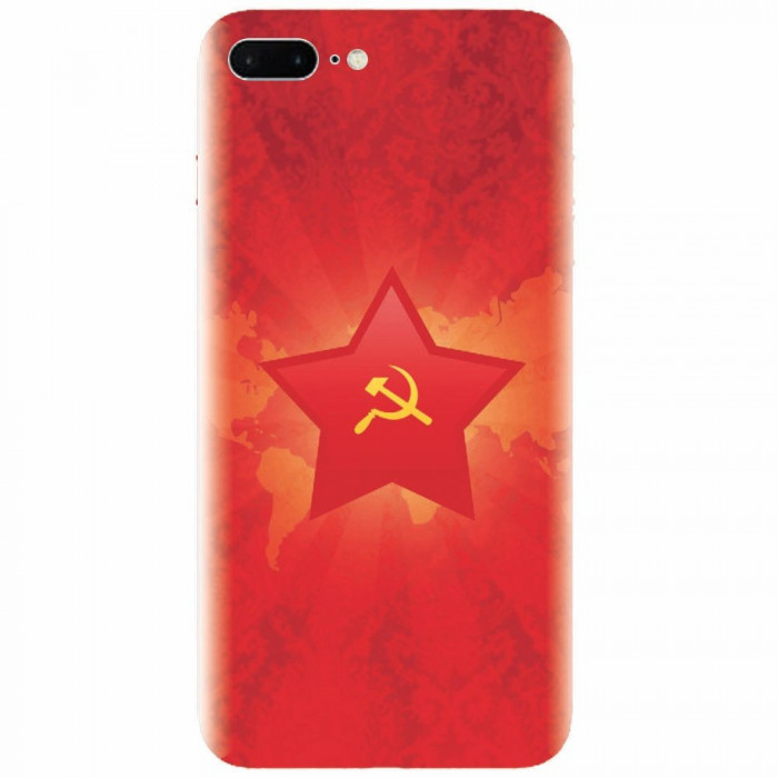 Husa silicon pentru Apple Iphone 8 Plus, Soviet Union