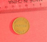 M3C1 56 - Jeton de colectie - FEDERAL FARMINGTONHILLS/PARKING ONLY