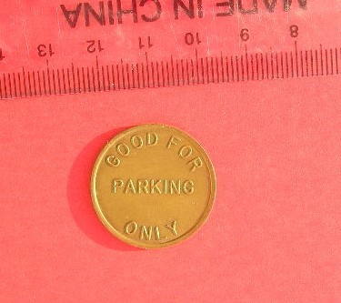 M3C1 56 - Jeton de colectie - FEDERAL FARMINGTONHILLS/PARKING ONLY