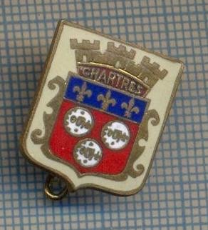 AX 659 INSIGNA - CHARTRES - EMBLEMA ORAS FRANTA foto