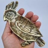Suport bijuterii, scrumiera bronz veche, vintage - 294 grame