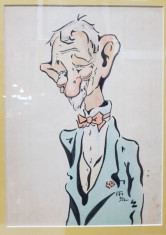 Maresal Averescu - Caricatura realizata de Mircea Tacorian (1895-1978) foto