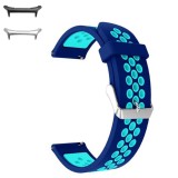 Curea din silicon compatibila cu Samsung Galaxy Watch Ultra, Olympic Blue