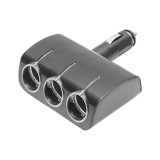 Adaptor bricheta auto triplu 12V compact, Breckner Germany