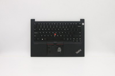 Carcasa superioara cu tastatura palmrest Laptop, Lenovo, Thinkpad E14 Type 20RA, 20RB, 5M10V17005, AP103000200, iluminata, layout US foto