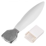 Răzuitor Călc&acirc;ie, Model Metalic, Lungime 14cm, Alb