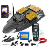 Cumpara ieftin Barca Plantat, Nadit si Momit iUni V803 PRO, GPS, Sonar Fish Finder, 18000mAh, 4 cuve, 3kg, 500m, 15km/h