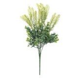 Buchet decorativ cu flori artificiale de lavanda, 7 ramuri, 36 cm, CMCLASS