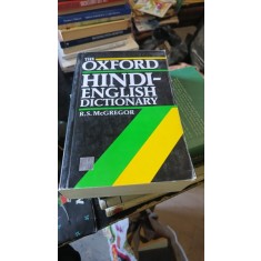 The Oxford Hindi-English Dictionary R.S. McGregor