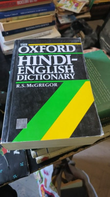 The Oxford Hindi-English Dictionary R.S. McGregor foto
