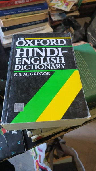 The Oxford Hindi-English Dictionary R.S. McGregor