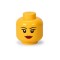 Cutie depozitare S cap minifigurina LEGO fata