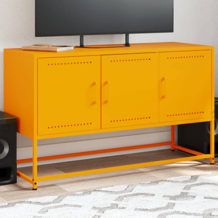 vidaXL Dulap TV, galben muștar, 100,5x39x60,5 cm, oțel 846479