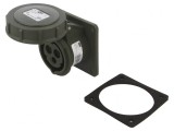 Conector Alimentare AC Trifazat Soclu Mamă 16A 230VAC IP67