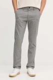 BOSS Orange pantaloni bărbați, culoarea gri, slim 50547722