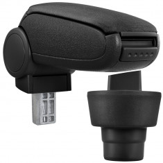 [pro.tec] Marca specifica pentru cotiera auto BMW Mini - cotiera auto - cu compartiment pentru depozitare - tesatura - negru HausGarden Leisure foto