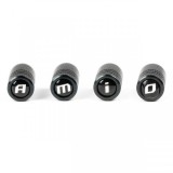 Set 4 capace valve aluminiu ,negre 4 buc