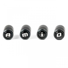 Set 4 capace valve aluminiu ,negre 4 buc