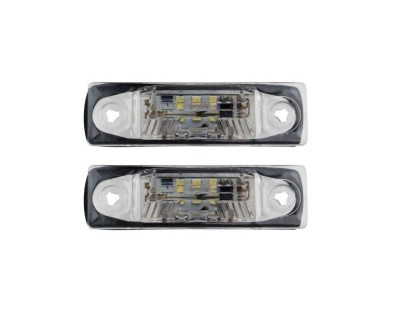 Set lampa numar VOLKSWAGEN SHARAN (7M), 04.2000-04.2010, Seat ALHAMBRA (7V8/7V9), 02.2001-06.2010, Stanga=Dreapta, LED; tuning; foto