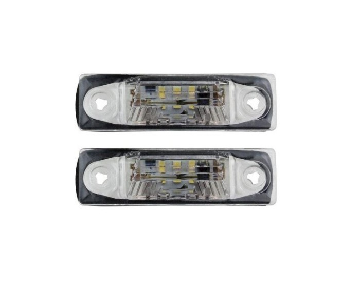 Set lampa numar VOLKSWAGEN SHARAN (7M), 04.2000-04.2010, Seat ALHAMBRA (7V8/7V9), 02.2001-06.2010, Stanga=Dreapta, LED; tuning;