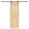 VidaXL Ușă glisantă cu set de feronerie 80x210 cm, lemn masiv de pin 3332743