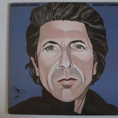 Disc vinil LP 12'' Leonard Cohen,albumul:Recent songs-CBS1979,în stare f.bună