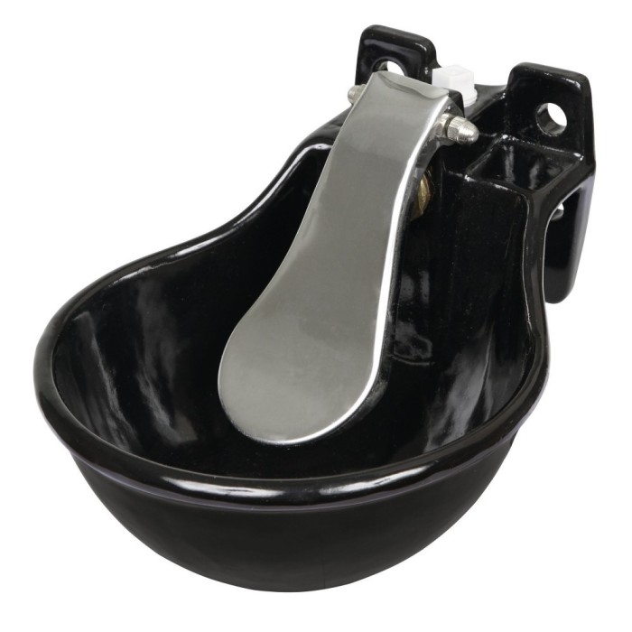 Adăpătoare din fontă cu clapetă inox, 1.5 L