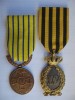 ROMANIA - SET MEDALII 15 ANI + 25 ANI SRVICIU MILITAR PENTRU SUBOFITERI SI OFITERI , 1990 +1930, IM 1.185
