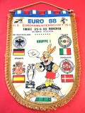 Fanion Fotbal - Grupa 1 de la Campionatul European EURO 1988 (Germania,Italia,Spania,Danemarca)