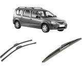 Cumpara ieftin Set 3 stergatoare RENAULT LOGAN I Estate (KS_) din 2007-2015, pentru parbriz si luneta fata si spate auto, Bosch Twin-Aerotwin Retrofit, din cauciuc s