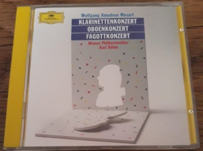 CD Mozart - Karl B&amp;ouml;hm &amp;lrm;&amp;ndash; Klarinettenkonzert - Oboenkonzert - Fagottkonzert foto