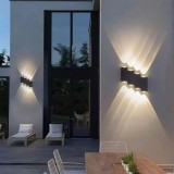 Aplica LED Exterior Aeetes 8W, IP65, Metal, Negru &ndash; Alessandro Design